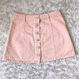 Forever 21 button down skirt